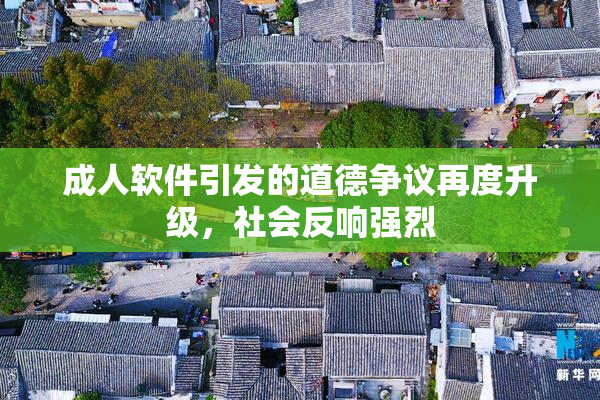 成人软件引发的道德争议再度升级，社会反响强烈