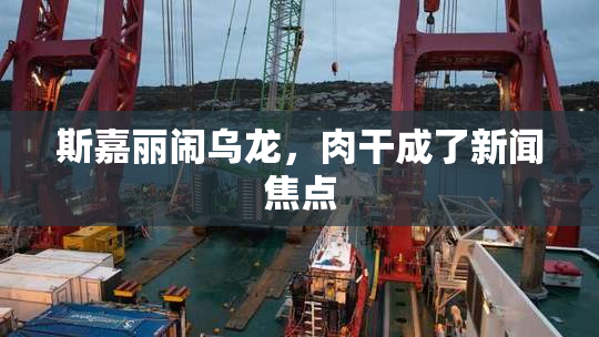 斯嘉丽闹乌龙，肉干成了新闻焦点