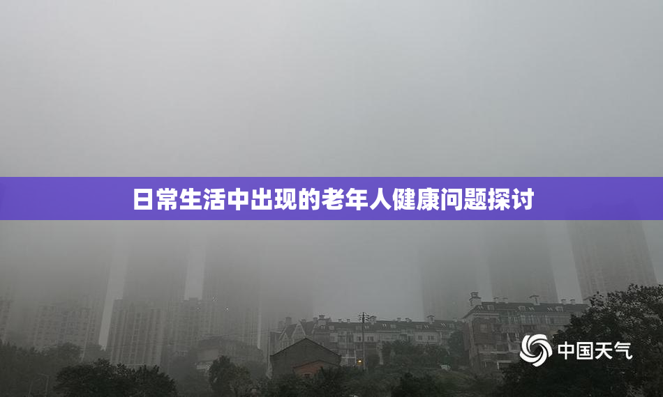日常生活中出现的老年人健康问题探讨
