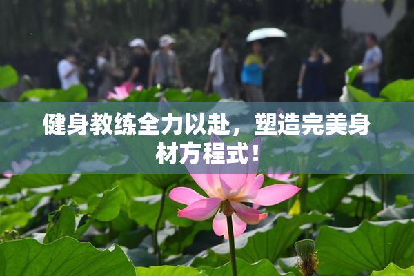 健身教练全力以赴，塑造完美身材方程式！