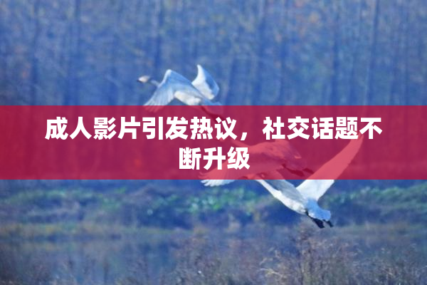 成人影片引发热议，社交话题不断升级