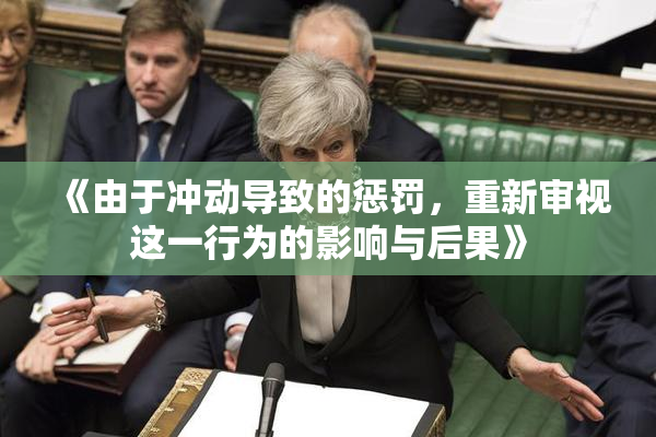 《由于冲动导致的惩罚，重新审视这一行为的影响与后果》