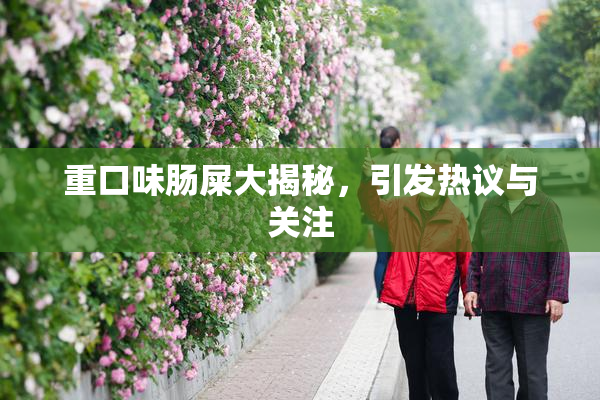 重口味肠屎大揭秘，引发热议与关注