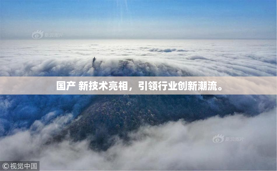 国产 新技术亮相，引领行业创新潮流。