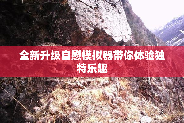 全新升级自慰模拟器带你体验独特乐趣