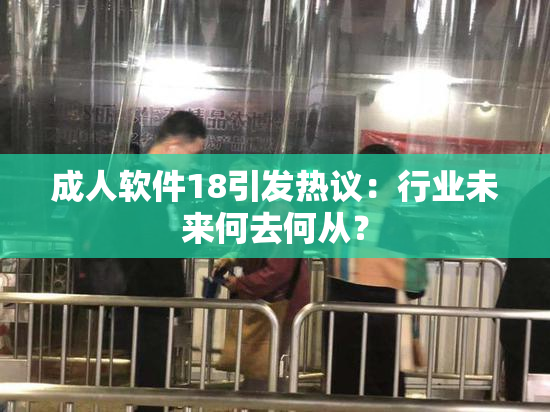 成人软件18引发热议：行业未来何去何从？