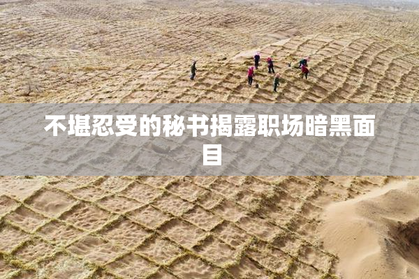 不堪忍受的秘书揭露职场暗黑面目