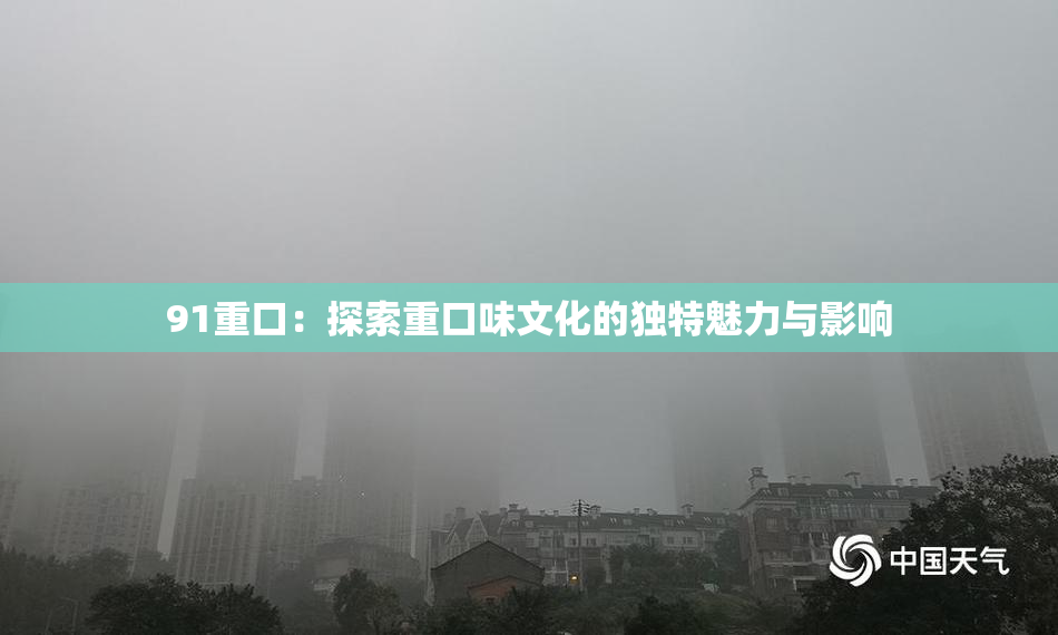 91重口：探索重口味文化的独特魅力与影响