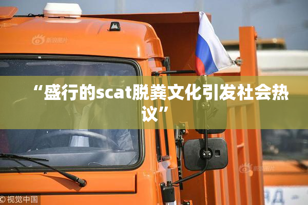 “盛行的scat脱粪文化引发社会热议”