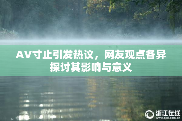 AV寸止引发热议，网友观点各异探讨其影响与意义