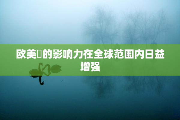 欧美巜的影响力在全球范围内日益增强