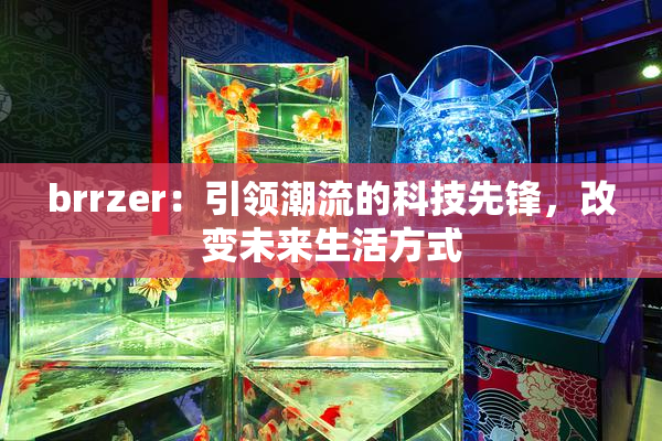 brrzer：引领潮流的科技先锋，改变未来生活方式