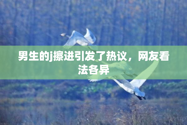 男生的j擦进引发了热议，网友看法各异