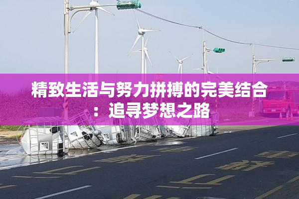 精致生活与努力拼搏的完美结合：追寻梦想之路