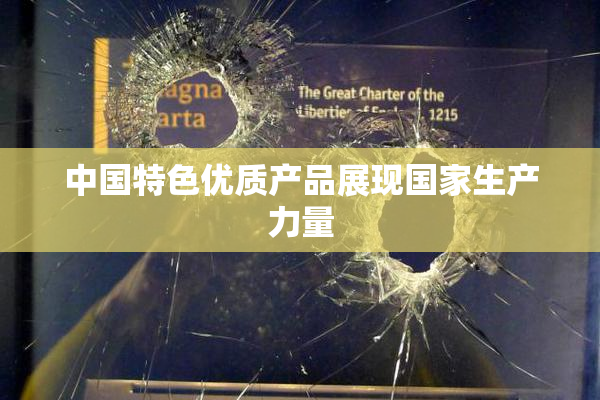 中国特色优质产品展现国家生产力量