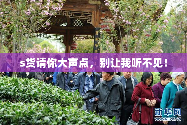 s货请你大声点，别让我听不见！