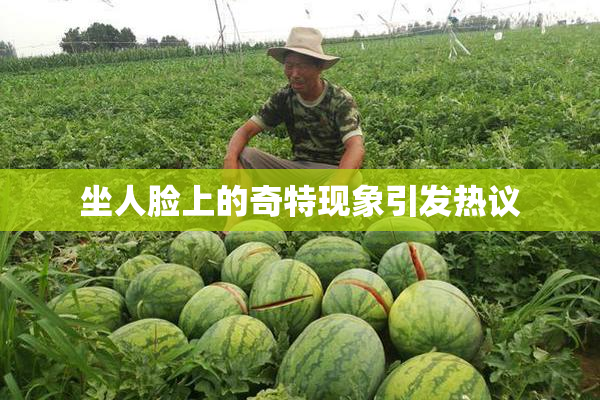 坐人脸上的奇特现象引发热议