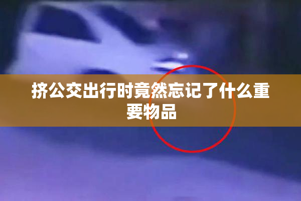 挤公交出行时竟然忘记了什么重要物品
