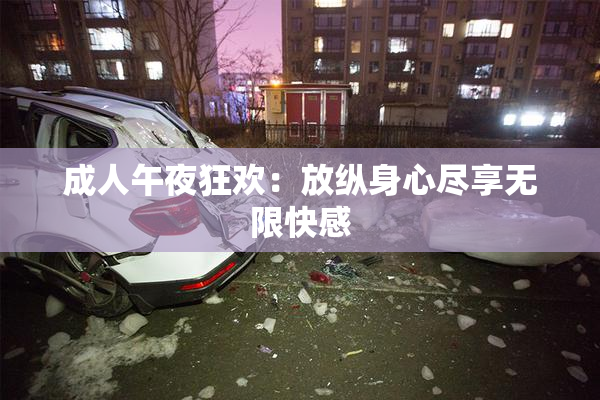 成人午夜狂欢：放纵身心尽享无限快感