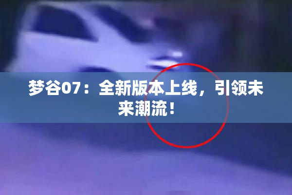 梦谷07：全新版本上线，引领未来潮流！