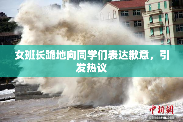 女班长跪地向同学们表达歉意，引发热议