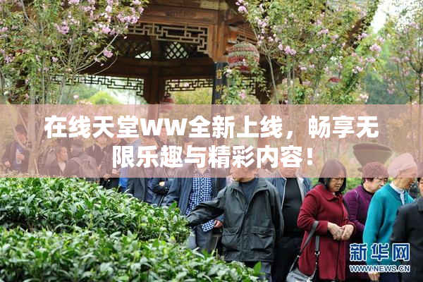 在线天堂WW全新上线，畅享无限乐趣与精彩内容！