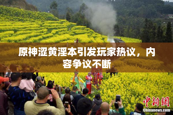 原神涩黄淫本引发玩家热议，内容争议不断