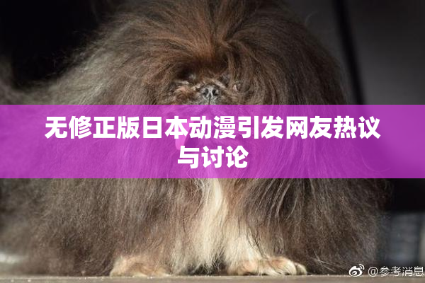 无修正版日本动漫引发网友热议与讨论