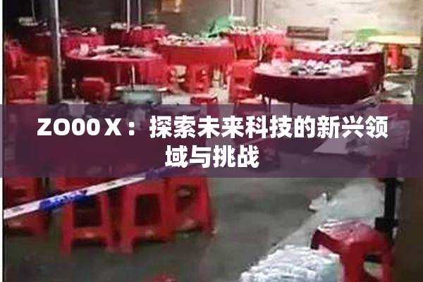 ZO00Ⅹ：探索未来科技的新兴领域与挑战