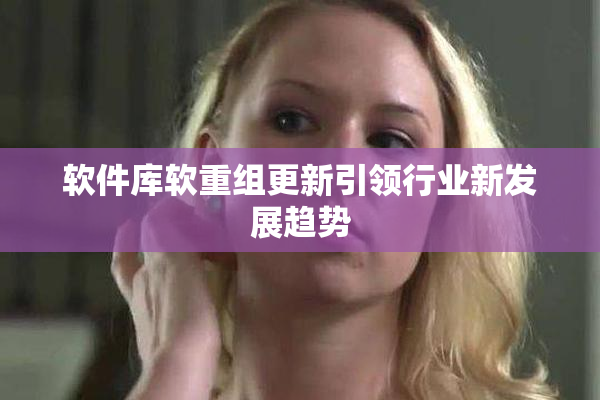 软件库软重组更新引领行业新发展趋势