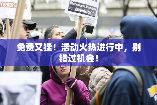 免费又猛！活动火热进行中，别错过机会！