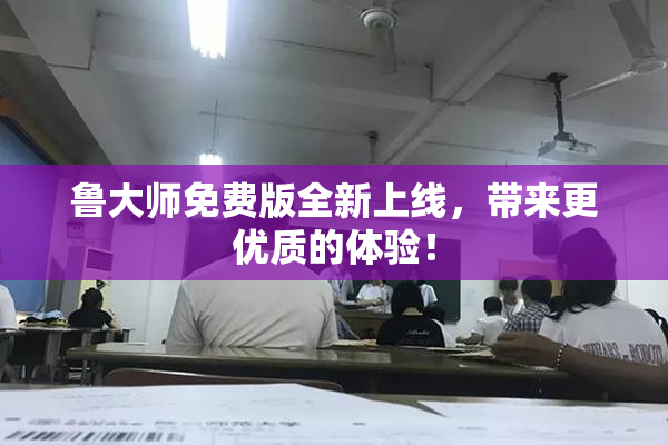 鲁大师免费版全新上线，带来更优质的体验！