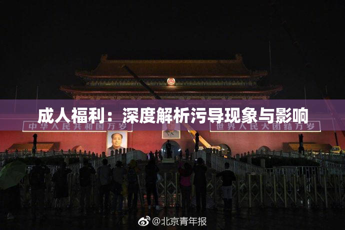 成人福利：深度解析污导现象与影响