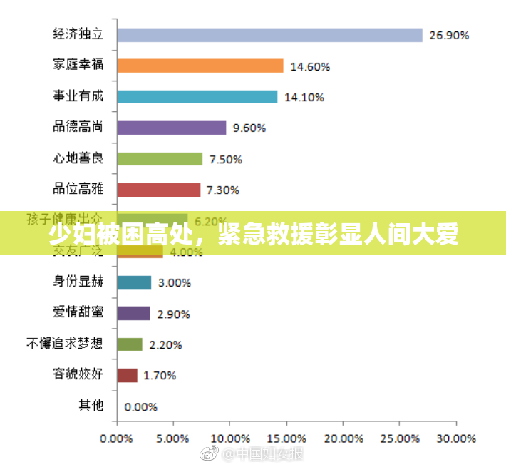 少妇被困高处，紧急救援彰显人间大爱