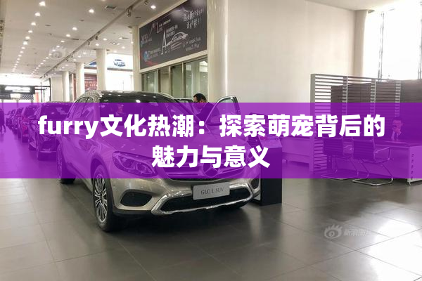 furry文化热潮：探索萌宠背后的魅力与意义