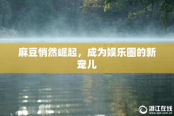麻豆悄然崛起，成为娱乐圈的新宠儿