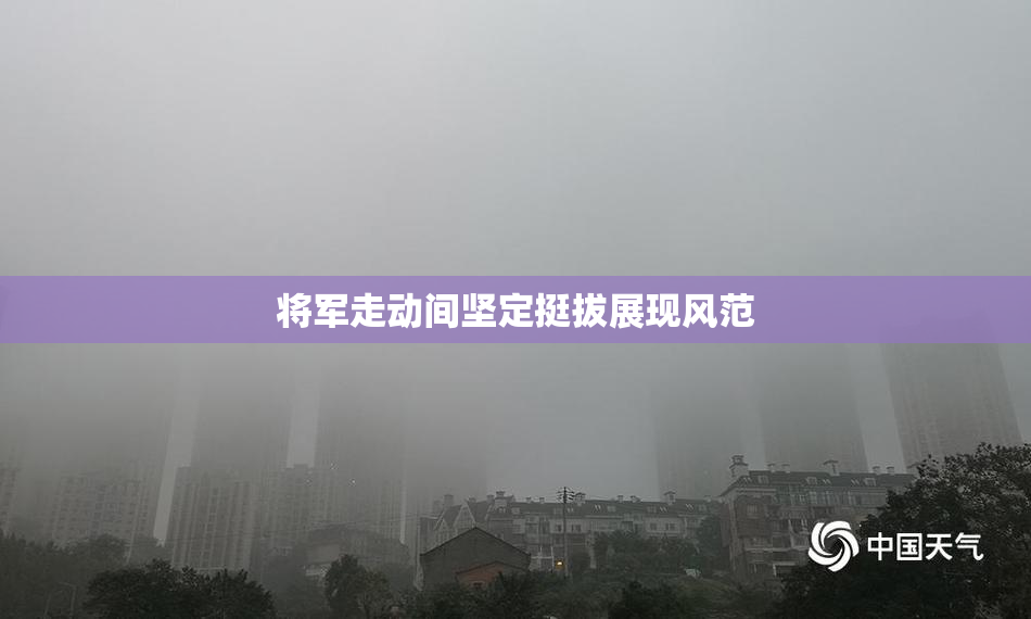 将军走动间坚定挺拔展现风范
