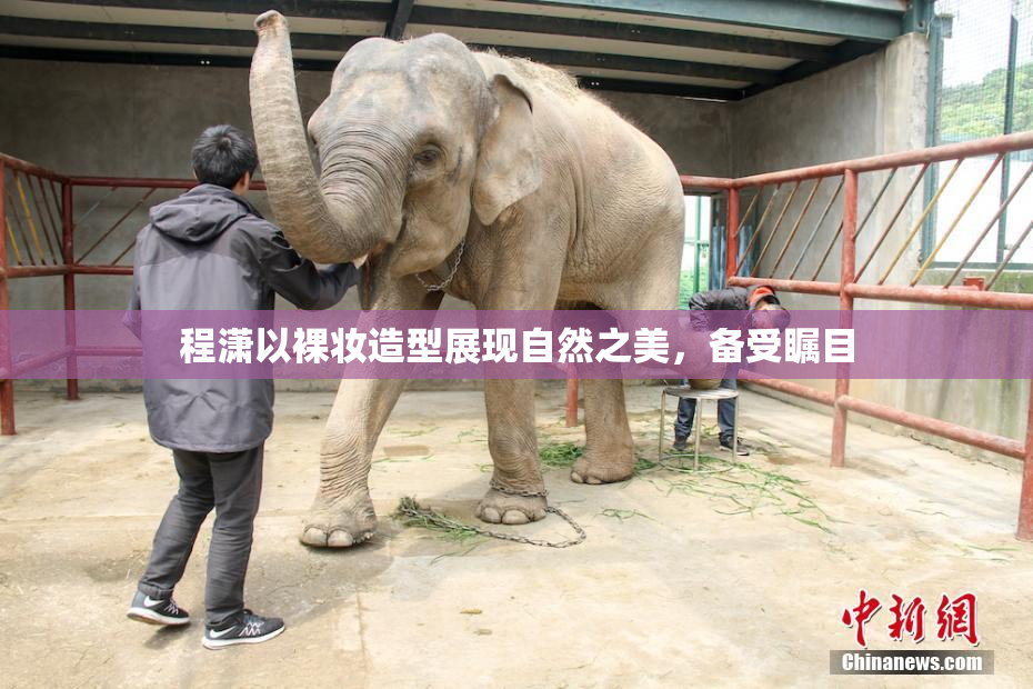 程潇以裸妆造型展现自然之美，备受瞩目