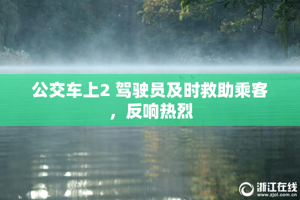 公交车上2 驾驶员及时救助乘客，反响热烈