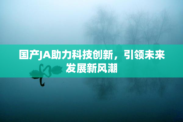 国产JA助力科技创新，引领未来发展新风潮