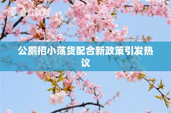 公厕招小荡货配合新政策引发热议