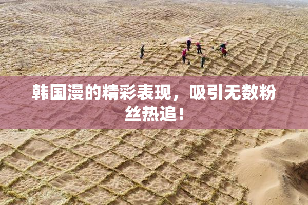 韩国漫的精彩表现，吸引无数粉丝热追！