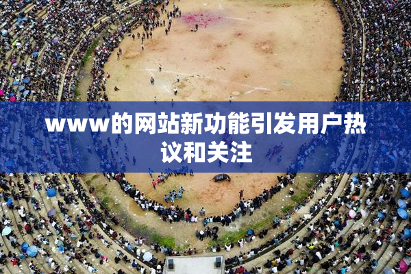 www的网站新功能引发用户热议和关注