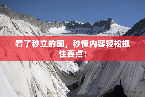 看了秒立的图，秒懂内容轻松抓住要点！