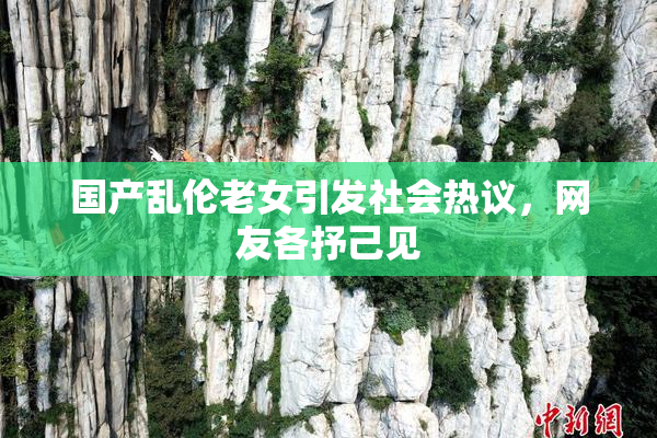 国产乱伦老女引发社会热议，网友各抒己见