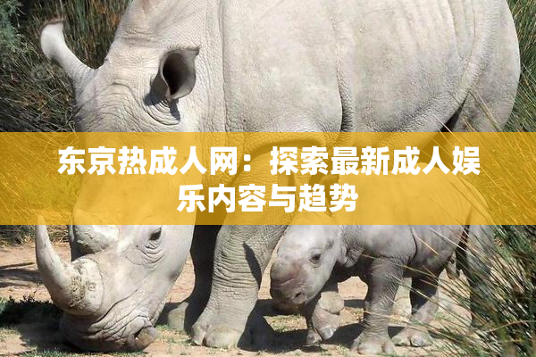 东京热成人网：探索最新成人娱乐内容与趋势
