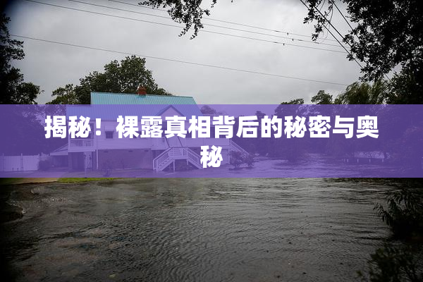 揭秘！裸露真相背后的秘密与奥秘