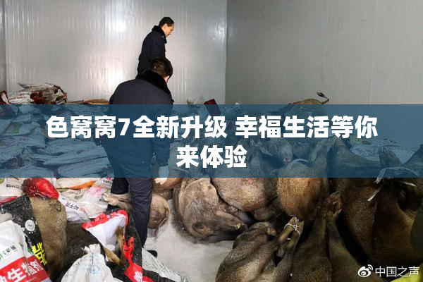 色窝窝7全新升级 幸福生活等你来体验
