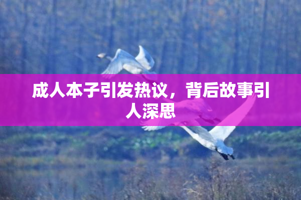 成人本子引发热议，背后故事引人深思