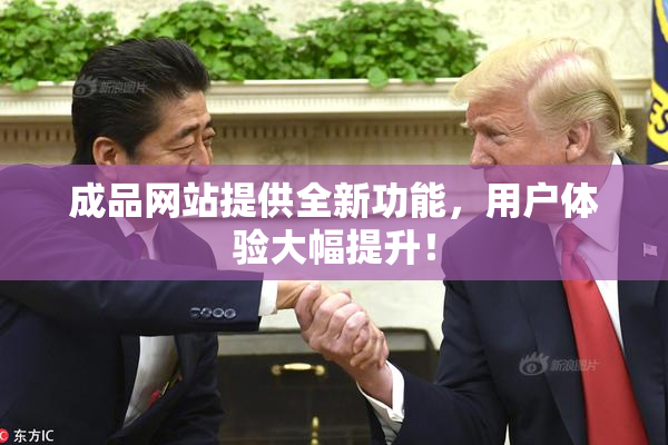 成品网站提供全新功能，用户体验大幅提升！